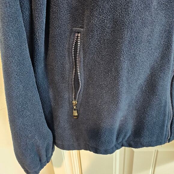 Vintage San Francisco Fleece Jacket Men 2X Blue Full Zip Retro Streetwear Skater - Picture 4 of 9